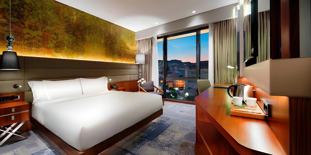 جناح  دبل تري غرفة وصالون